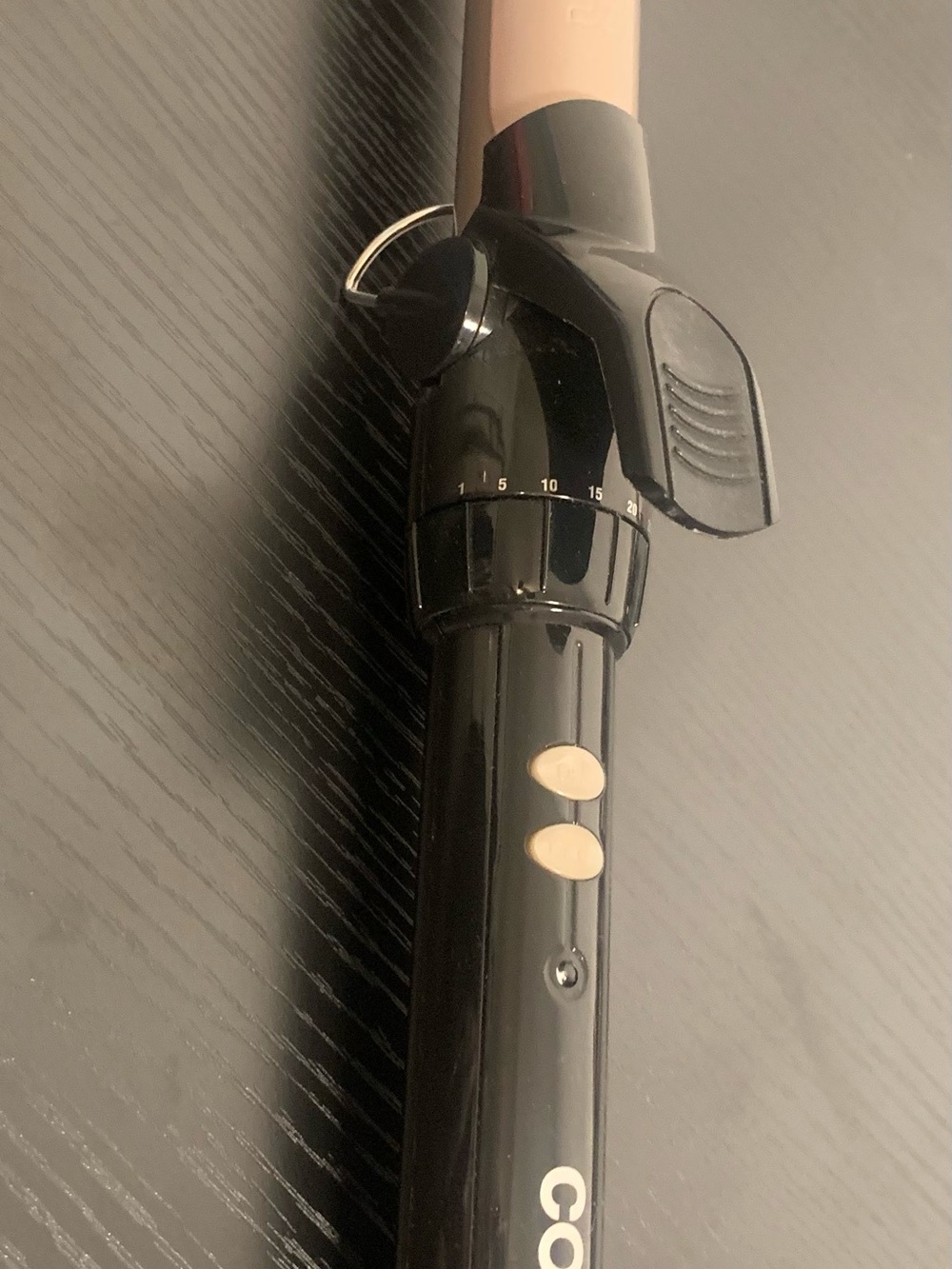 1 In Black and Rose Curling Iron - Compact Styling Wand